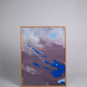 Lõuendil repro Kaari Sibrits maalist “Blue Shallows” 1