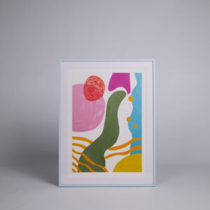 Raamitud repro Moona Sauli maalist ''See kõrb on minu oaas 5''