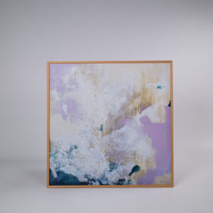 Lõuendil repro Kaari Sibrits maalist ''Safe to Float Away''